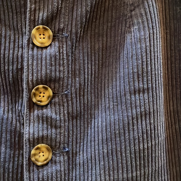 Pacsun Blue Suede Skirt - Picture 2 of 3